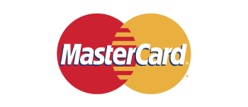 A mastercard logo is shown on top of two credit cards.