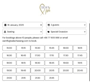 best online booking system bars, clubs