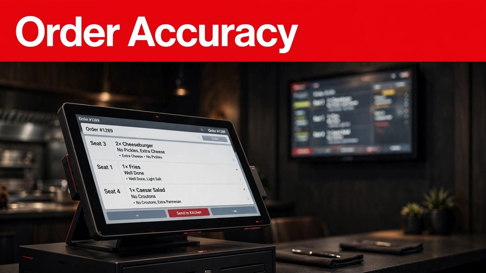 Restaurant POS Features That Reduce Order Entry Errors